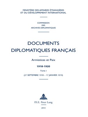 cover image of Documents diplomatiques français